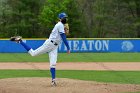 Baseball vs CGA  Wheaton College Baseball vs Coast Guard Academy during game one of the NEWMAC semi-finals playoffs. - (Photo by Keith Nordstrom) : Wheaton, baseball, NEWMAC